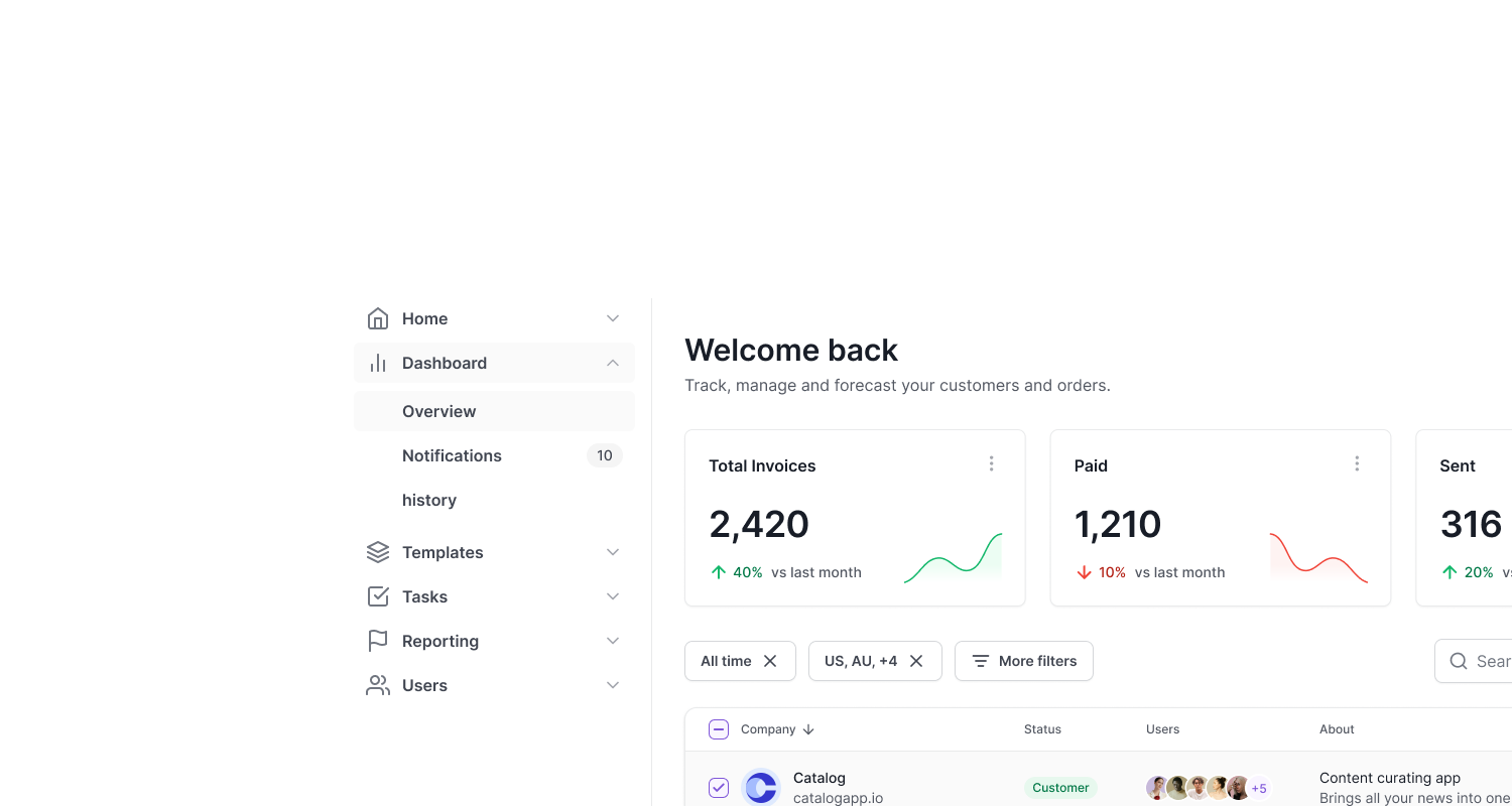 Invoice generator preview